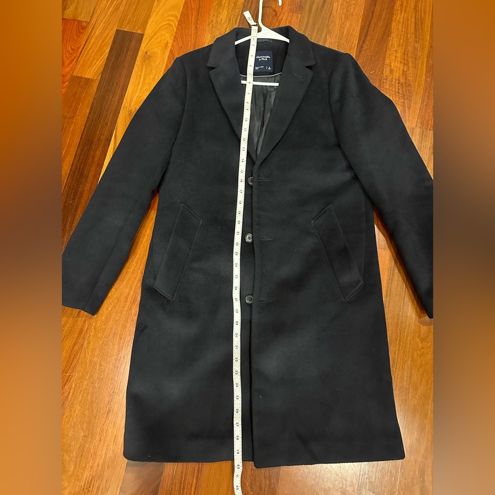 Men’s Size Small Abercrombie & Fitch Black Winter Coat - Picture 4 of 5